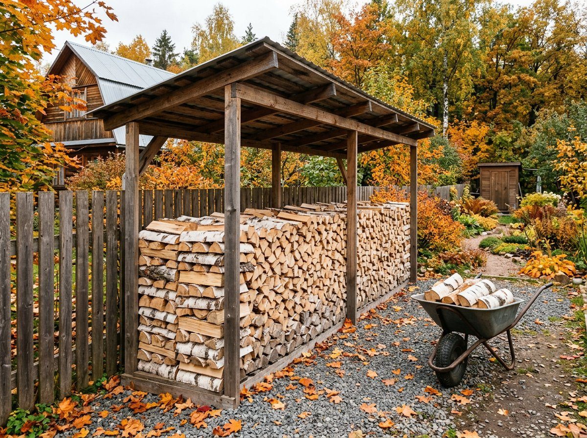 Дровник под ключ — 16 м³ — Ижевск, СНТ «Ближняя», 83